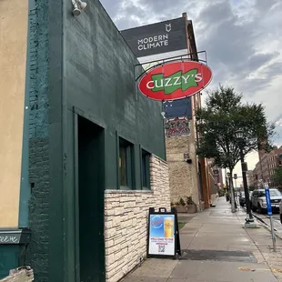 the outside of the building