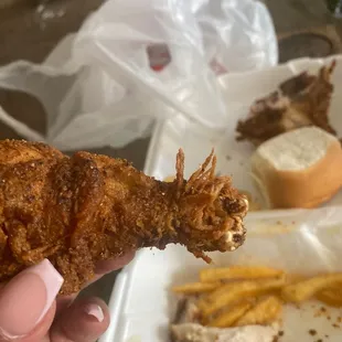 FEATHERS on my chicken