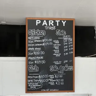 MENU &amp; PRICES