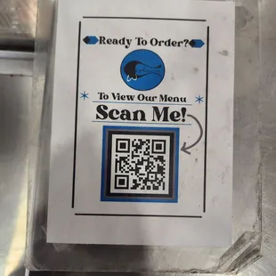 Love their portable menu