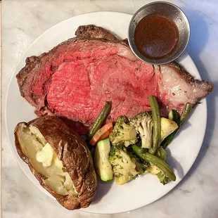 House roasted prime rib