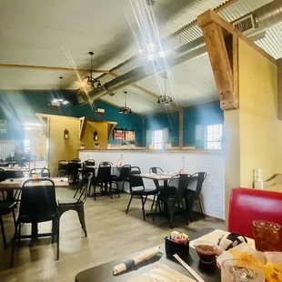 Inside dining room
