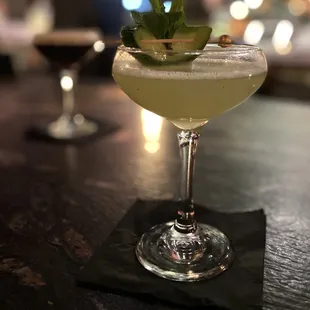 Cucumber martini was perfection!!