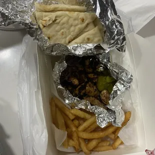 Chicken Souvlaki Plate