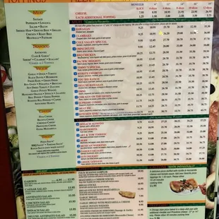 Cybelle&apos;s Front Room menu 12/2023