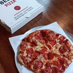 Custom:  pepperoni pizza