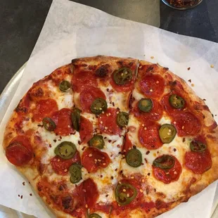 A &apos;slice&apos; of pizza from Cybelles. The cashier said they&apos;ve been there for 20 years.