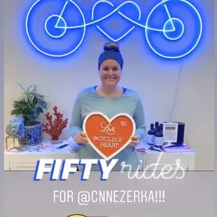Cycle of Heart is great at celebrating milestones!
