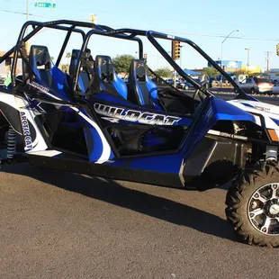 All New Arctic Cat Wildcats!! We have 4 seater and 2 seaters in Stock!! Come check them out!