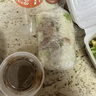 10. Vietnamese BBQ Pork Spring Roll