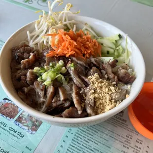 #40. Bun thit nuong (vermicelli bowl with grilled pork $11.95