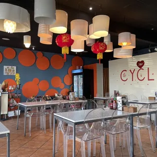 Cute and clean interior.