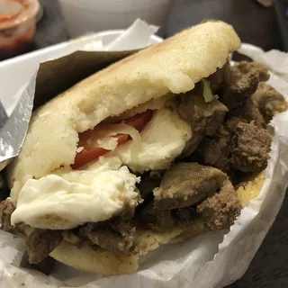 10. Steak Arepa