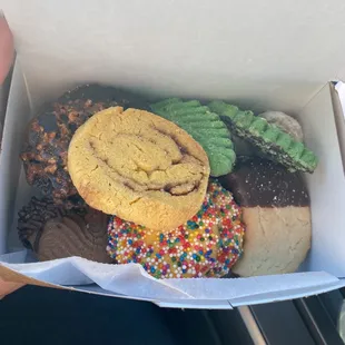 Assorted cookies