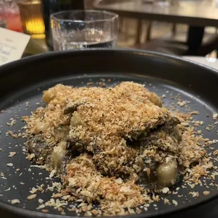 a plate of food on a table