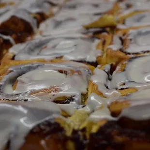 Cinnamon rolls, made from scratch