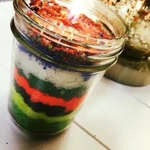 DIY Candle Bar! Just like sand art, but with scented wax!