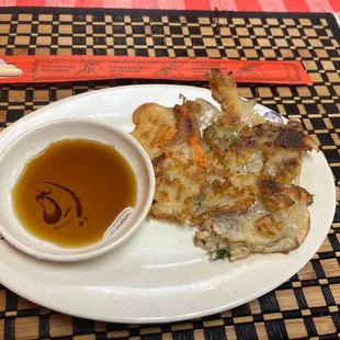 Shrimp pancake