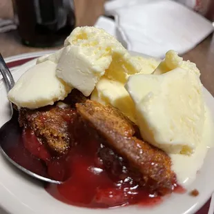 Cherry cobbler