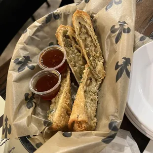 Boudin eggrolls