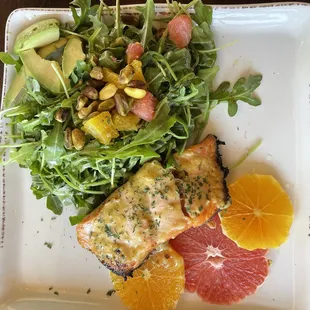 Salmon salad.  Very refreshing 5/5