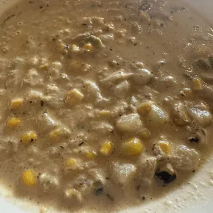Crab corn chowder