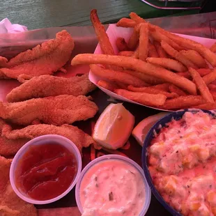 Catfish and fries