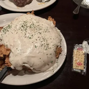 a plate of food