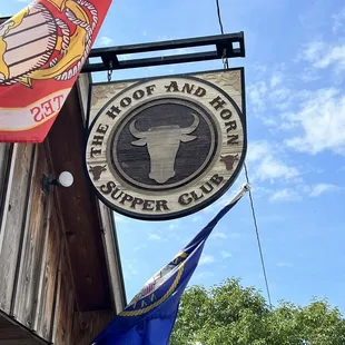 a close up of the sign