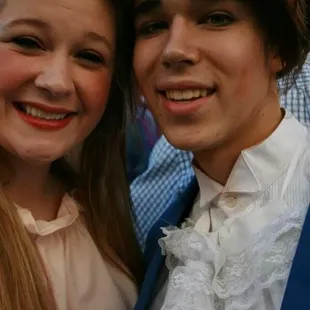 Isaiah and I during Beauty and the Beast! (Pre-faling-in-love)