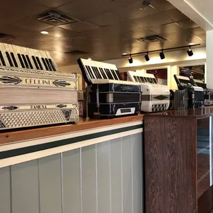 Accordions in the museum