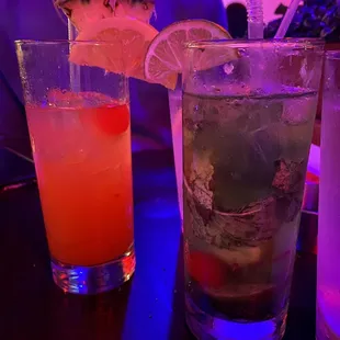 mojito and rum punch