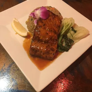 FIVE-SPICE GLAZED SALMON