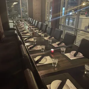 interior, sushi and sashimi