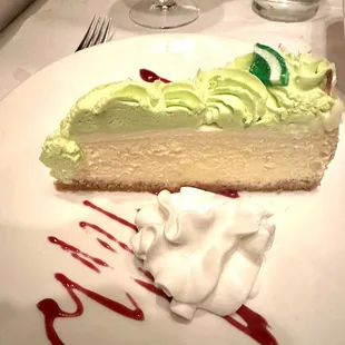 Key lime cheesecake
