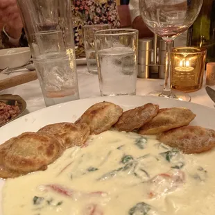 Wild Mushroom Ravioli - decadent!