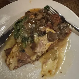 Veal scallabocca flavor combo perfect.