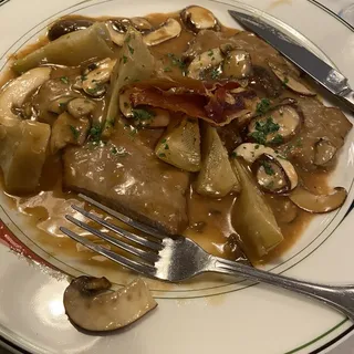 "D's" House Signature Veal Scaloppini