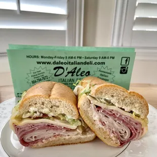 Love this humble family business.  ツ GREAT lunch today that we ordered "The Wise Guy" for tomorrow to share. #D'AleoItalianDeli