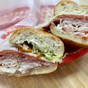 Wanna Be Italian (Turkey, Salami, Pepperoni, Provolone) 7/13