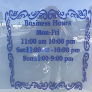 Business Hours