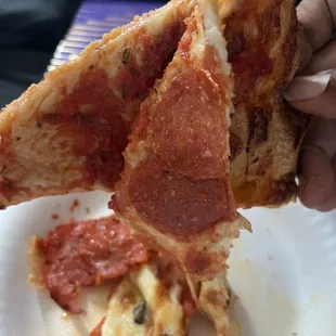 Pepperoni pizza