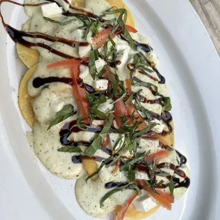 caprese stuffed Ravioli