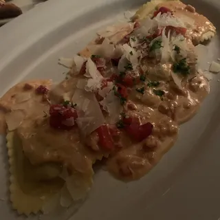 Shrimp Scampi Ravioli