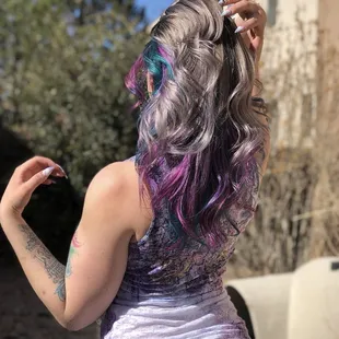 Silver with half unicorn