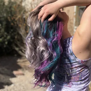 Silver with half unicorn