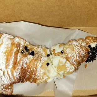 Lobster tail cannoli