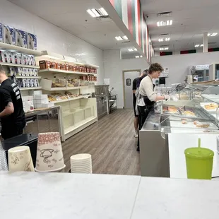 customers at counter