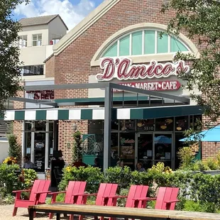 You can sit indoors or outdoors at D&apos;Amico&apos;s