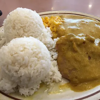 99. Curry Pork Chop Special